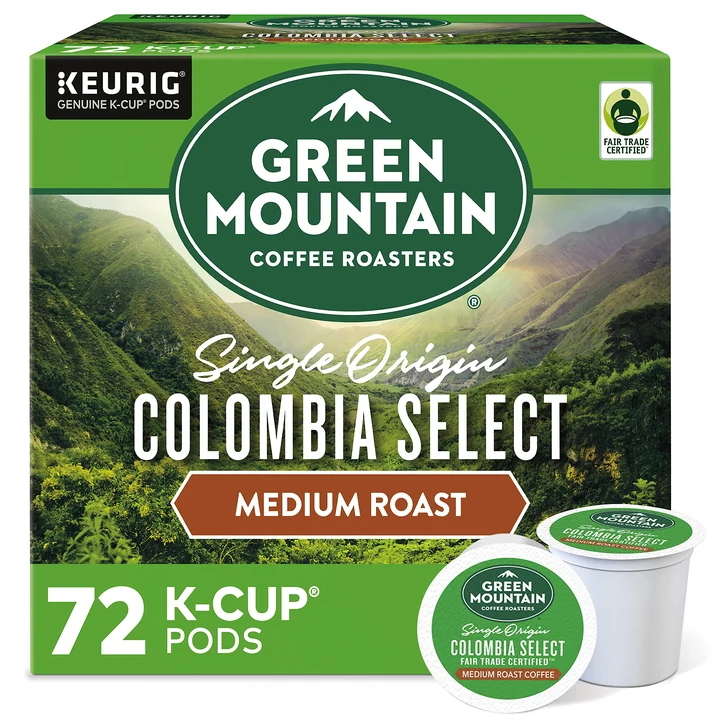 Colombia Select 72-count K-Cup packaging