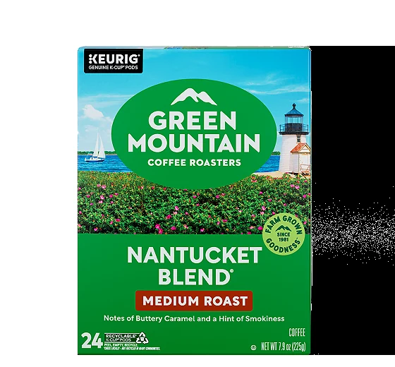 Brand packaging illustration shows a 24-count box. This offer contains 72 pods.